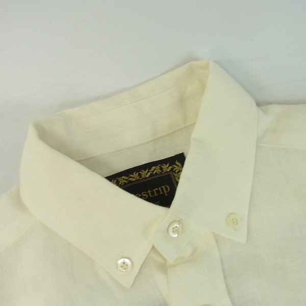 実際に弊社で買取させて頂いたdrestripドレストリップ 半袖リネンシャツ アイボリー系 1の画像 5枚目