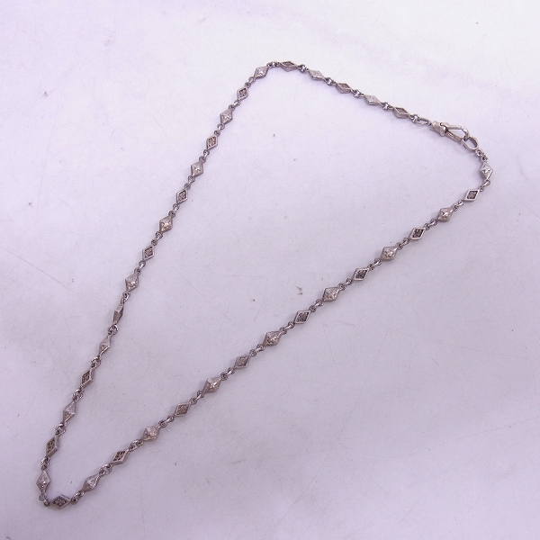 実際に弊社で買取させて頂いたLoreeRodkin/ローリーロドキン ミックスダイヤモンドシェイプクロスチェーンの画像 3枚目