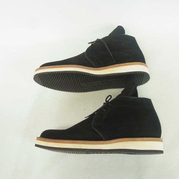 実際に弊社で買取させて頂いたMIHARA YASUHIRO/ミハラヤスヒロ スエード チャッカブーツ ブラック 73251000/27の画像 3枚目