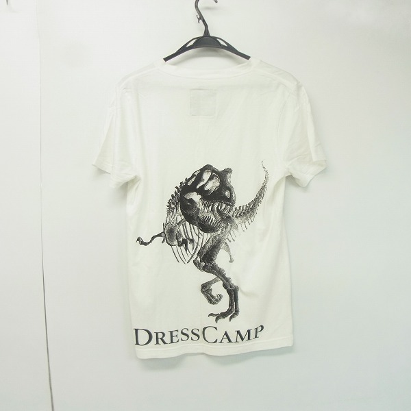 実際に弊社で買取させて頂いたDRESS CAMP/ドレスキャンプ ラメティラノサウルス カットソー 半袖Tシャツ 48の画像 1枚目
