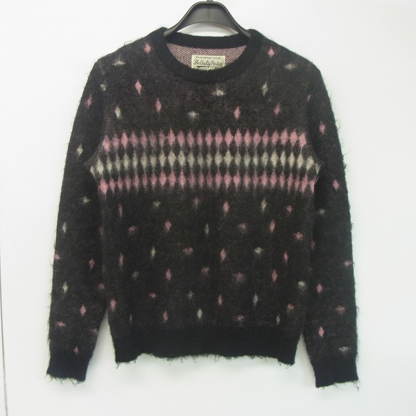 WACKO MARIA/ワコマリア 50'S DIAMOND MOHAIR CREW NECK SWEATER