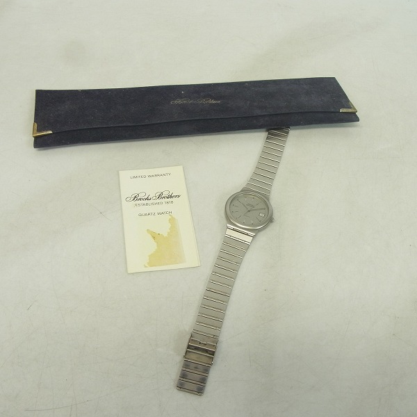 実際に弊社で買取させて頂いたBrooks Brothers/ブルックスブラザース シルバー デイデイト/時計【動作未確認】の画像 6枚目