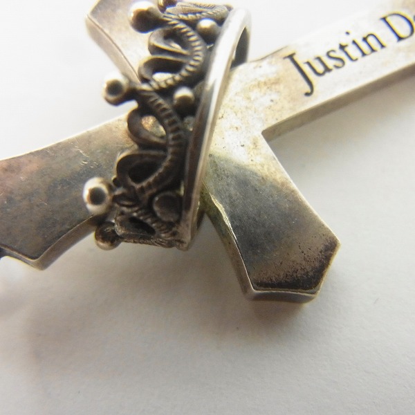 ☆ジャスティンデイビスのネックレス·十字架×王冠☆ケース付き