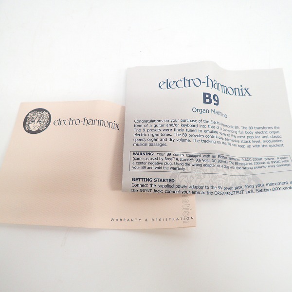 実際に弊社で買取させて頂いた【動作確認済】electro-harmonix/エレクトロハーモニクス B9 Organ Machine の画像 7枚目