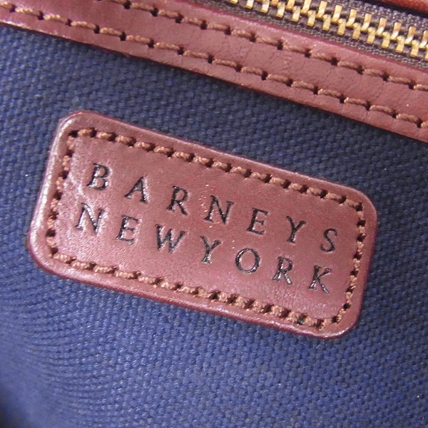 実際に弊社で買取させて頂いたBARNEYS NEW YORK/バーニーズニューヨーク キャンバス トートバッグの画像 5枚目