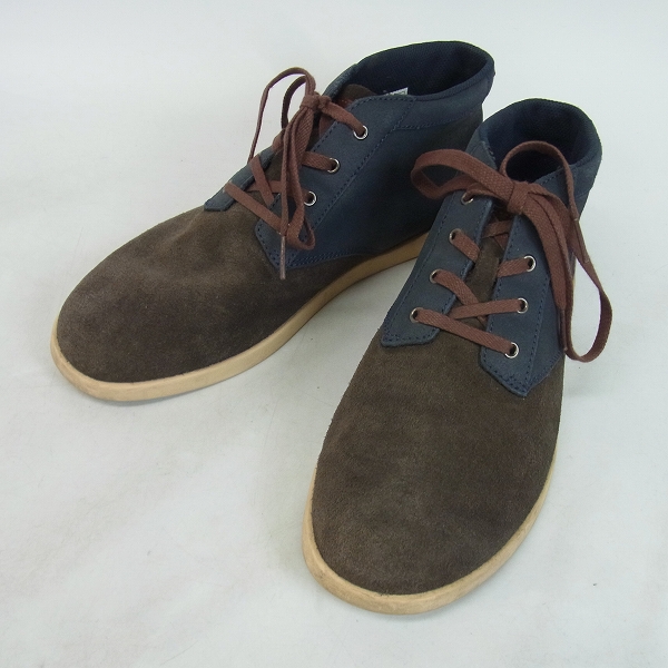 実際に弊社で買取させて頂いたLACOSTE/ラコステ スエードレザー ハイカットスニーカー/UK7.5