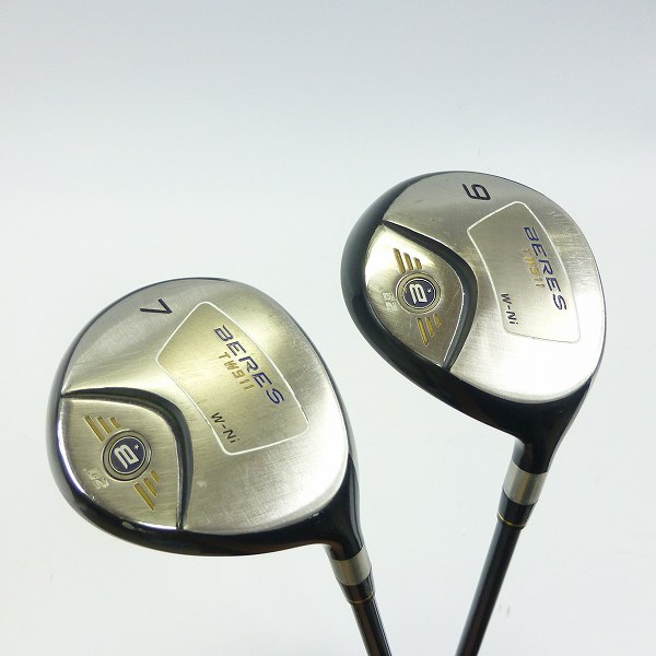 実際に弊社で買取させて頂いた★HONMA/本間ゴルフ フェアウェイウッド2本セット BERES TW911 W-Ni 7W/9W Sフレックス