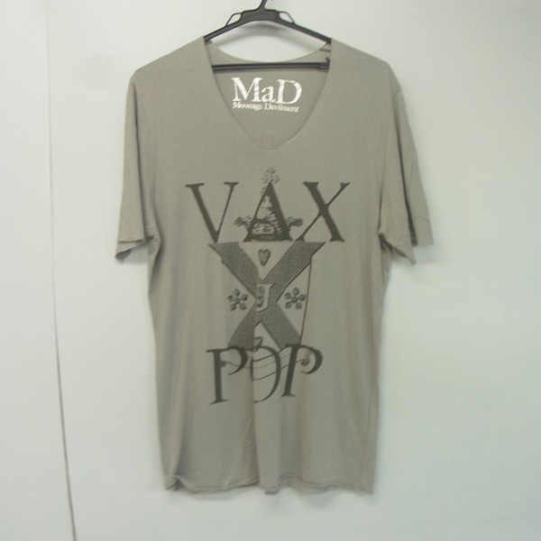 実際に弊社で買取させて頂いたMoonage Devilment/ムーンエイジデビルメント MaD VAX POPプリント Tシャツ/48