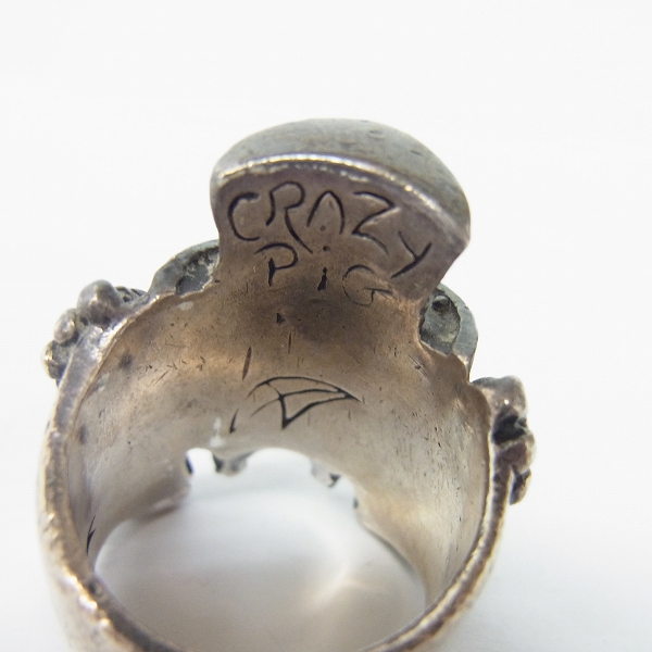 実際に弊社で買取させて頂いたCRAZY PIG DESIGNS/クレイジーピッグ チーキーゴメス マスコットリング/19.5号の画像 5枚目