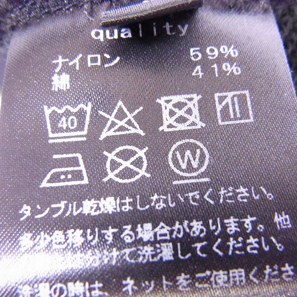 実際に弊社で買取させて頂いた【未使用】drestrip/ドレストリップ スウェット ハーフパンツ ブラック 1の画像 4枚目