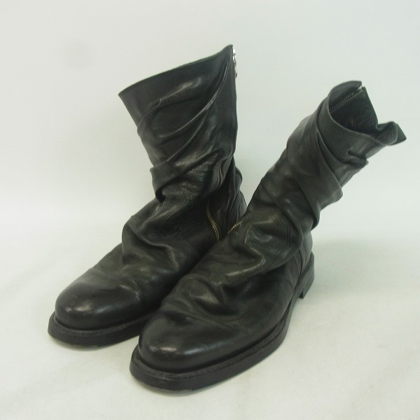 実際に弊社で買取させて頂いたMIHARAYASUHIRO/ミハラヤスヒロ サイドジップ レザーブーツ 27.0