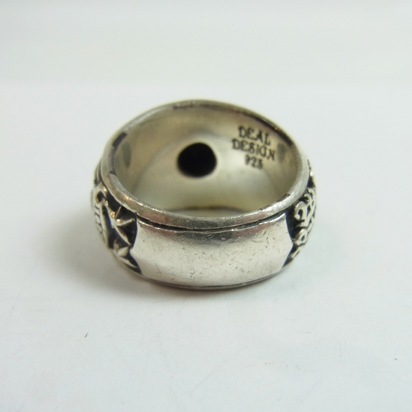 実際に弊社で買取させて頂いたDEAL DESIGN/ディールデザイン オニキス カレッジリング 19号 の画像 3枚目