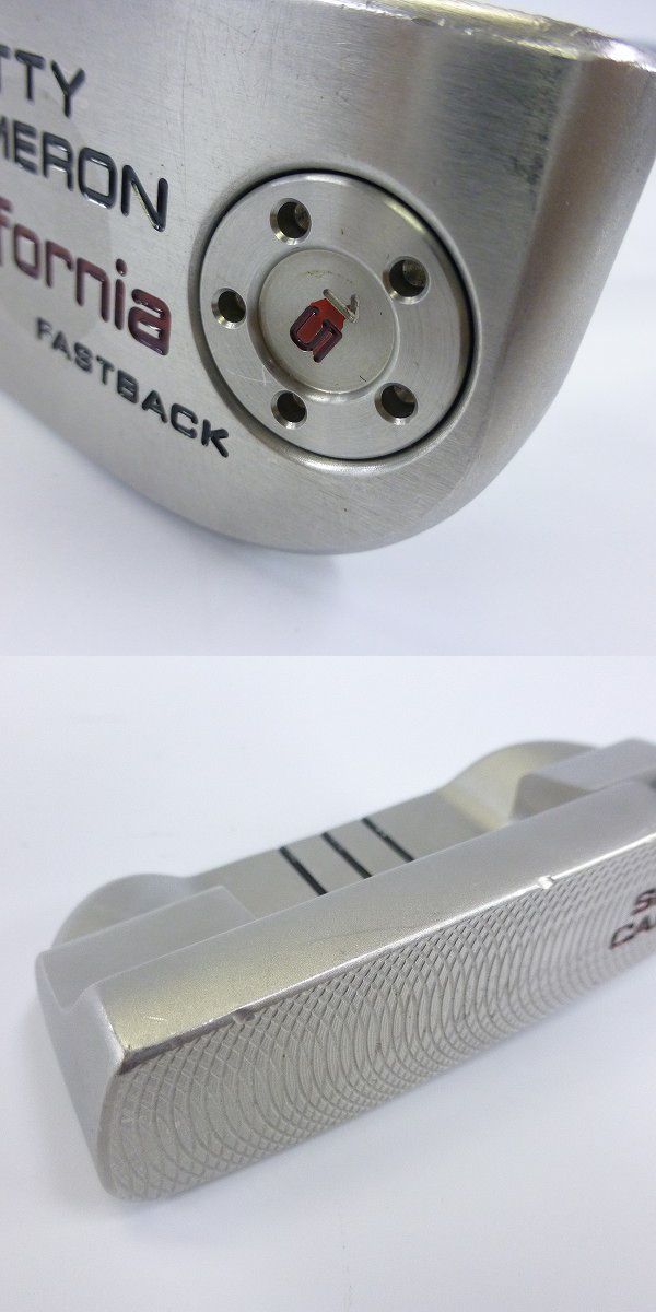 実際に弊社で買取させて頂いた★SCOTTY CAMERON/スコッティキャメロン パター california Fastback カリフォルニアファストバック 33.125インチの画像 7枚目