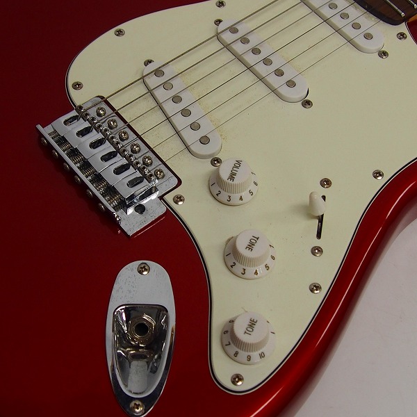 実際に弊社で買取させて頂いた★【動作確認済】BUSKER'S/バスカーズ ストラトタイプ ケース付きの画像 5枚目