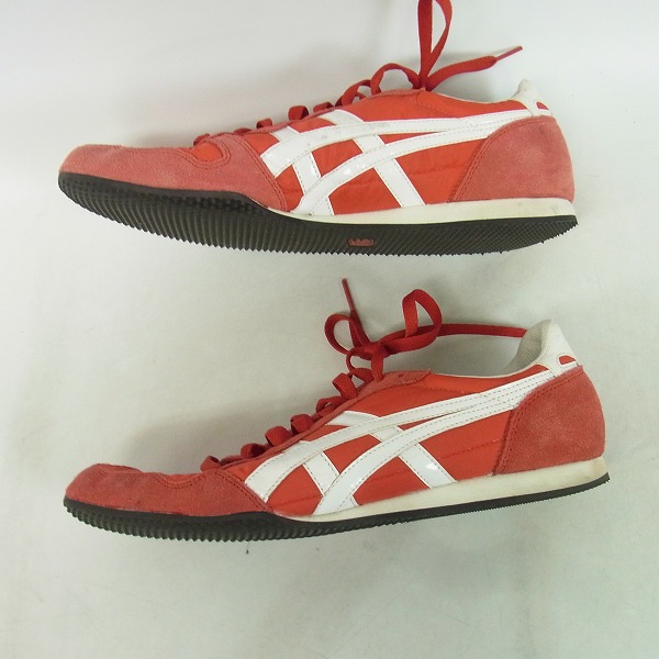 実際に弊社で買取させて頂いたOnitsuka Tiger/オニツカタイガー SERRANO/セラーノ スニーカー TH109L/28 レッドの画像 3枚目