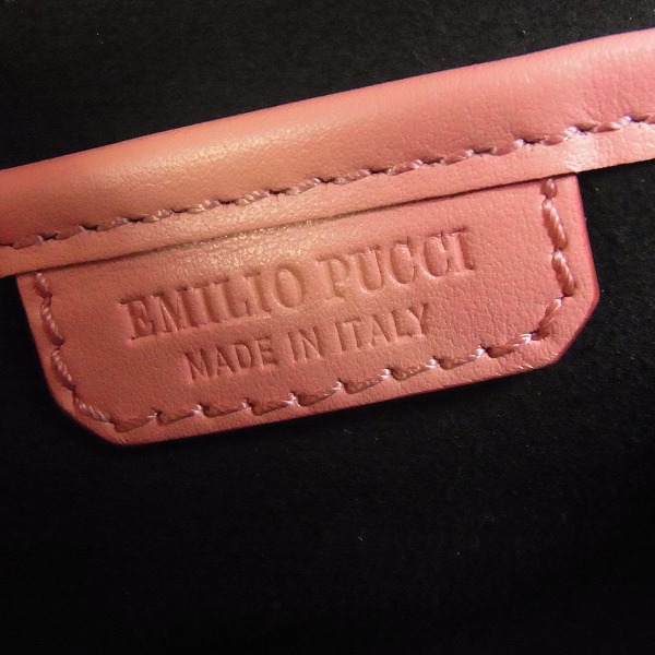 実際に弊社で買取させて頂いたEMILIO PUCCI/エミリオプッチ バッグ マイクロパイロット ピンクの画像 5枚目