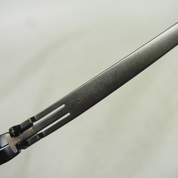 実際に弊社で買取させて頂いたic! berlin/アイシーベルリン igor 眼鏡/メガネフレーム の画像 4枚目