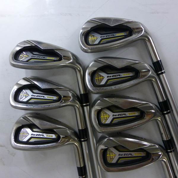 実際に弊社で買取させて頂いた★HONMA/本間ゴルフ アイアン7本セット BeZEAL 525 Rフレックスの画像 1枚目