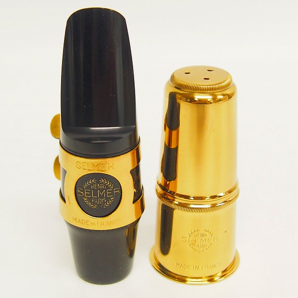 実際に弊社で買取させて頂いたSELMER/セルマー アルトサックス用マウスピース S80  C☆ SELMERリガチャー/メタルキャップ付き