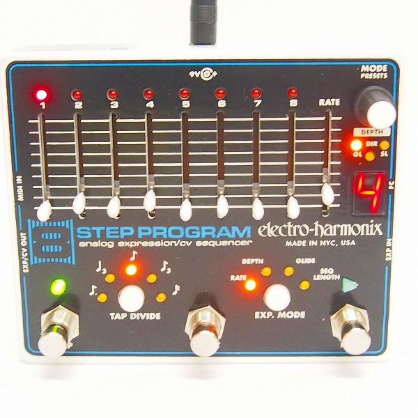 実際に弊社で買取させて頂いた【動作確認済】Electro-Harmonix/エレクトロハーモニクス 8 Step Program アナログシーケンサーの画像 1枚目