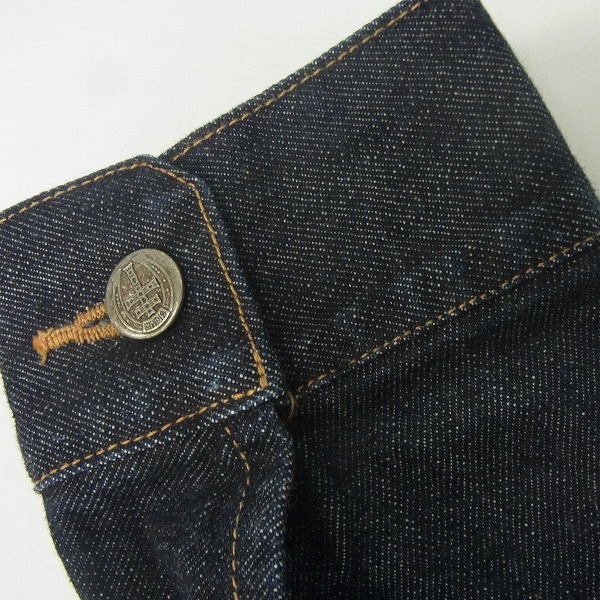 実際に弊社で買取させて頂いたCRIMIE/クライミー インディゴ デニムジャケット/L の画像 5枚目