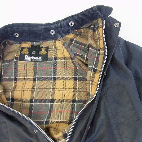 実際に弊社で買取させて頂いたBarbour/バブアー Oiled JACKET BEDALE/オイルドジャケット ビデイル スリムフィット/36の画像 5枚目