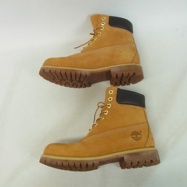 実際に弊社で買取させて頂いたTimberland/ティンバーランド プレミアムブーツ ウィートヌバック 10061/7の画像 3枚目