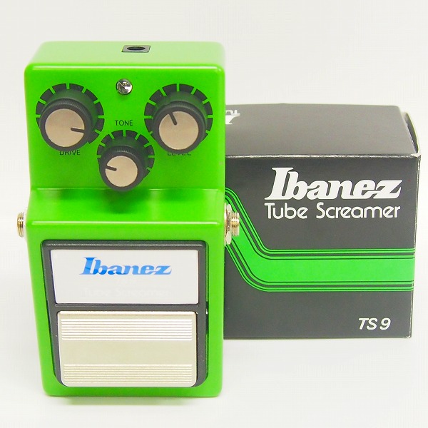 実際に弊社で買取させて頂いた【動作確認済】Ibanez/アイバニーズ TUBE SCREAMER TS9 歪み系エフェクター 