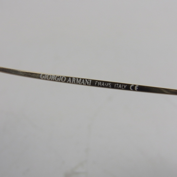 実際に弊社で買取させて頂いたGIORGIO ARMANI/ジョルジオアルマーニ メガネフレーム ボストン型の画像 2枚目