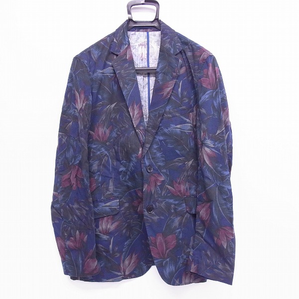 実際に弊社で買取させて頂いた417 EDIFICE/フォーワンセブン エディフィス 花柄 テーラードジャケット/M