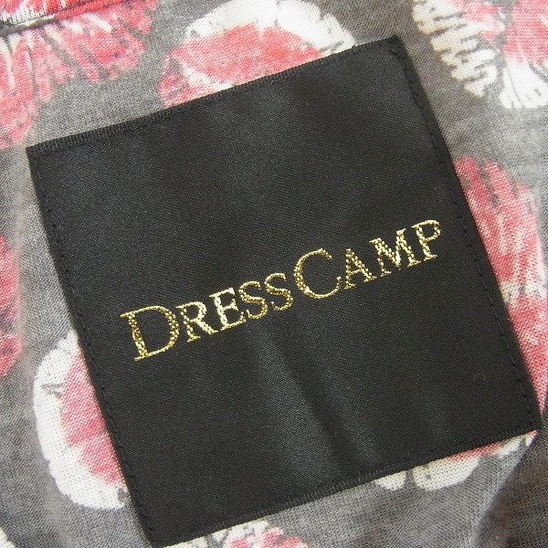 実際に弊社で買取させて頂いたDRESSCAMP/ドレスキャンプ リップ総柄/Vネック半袖Tシャツ カットソー 48の画像 2枚目