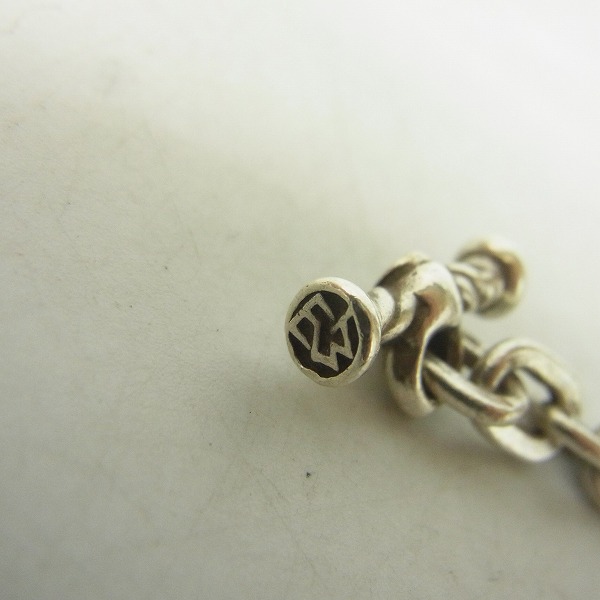 実際に弊社で買取させて頂いたTRAVIS WALKER/トラヴィスワーカー オーバルリンクチェーン 20インチ ｗ/ガーネット Ｔバー NCS022の画像 3枚目