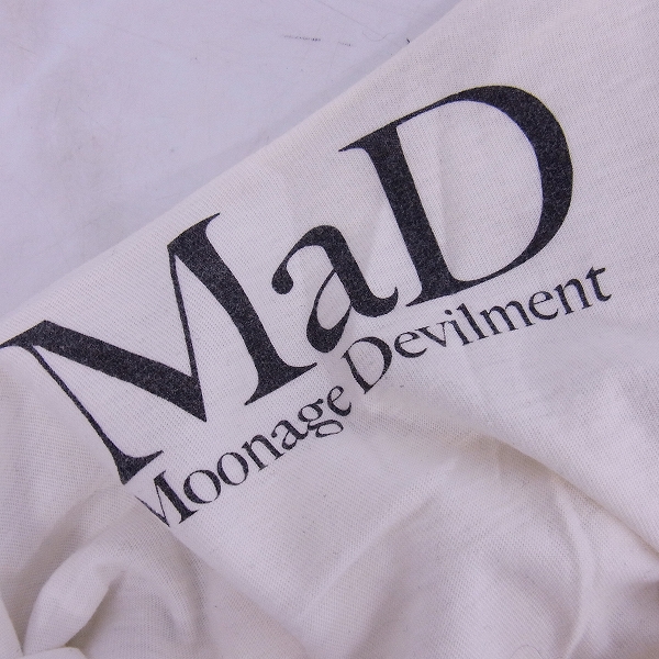 実際に弊社で買取させて頂いたMoonage Devilment/ムーンエイジデビルメント MaD ベッドフォト Tシャツ/Mの画像 2枚目