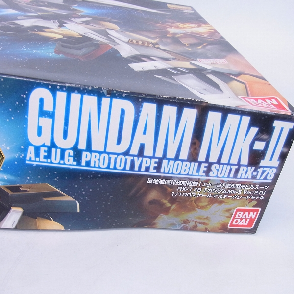 実際に弊社で買取させて頂いた【未使用】BANDAI/バンダイ MG 機動戦士Zガンダム 1/100 RX-178 ガンダムMk-II Ver.2.0 エゥーゴ仕様 プラモデルの画像 3枚目