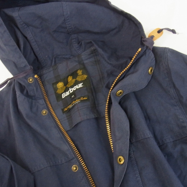 実際に弊社で買取させて頂いたBARBOUR/バブアー HOODED/フーデッド BEDALE/デイビル SL ジャケット/34の画像 5枚目