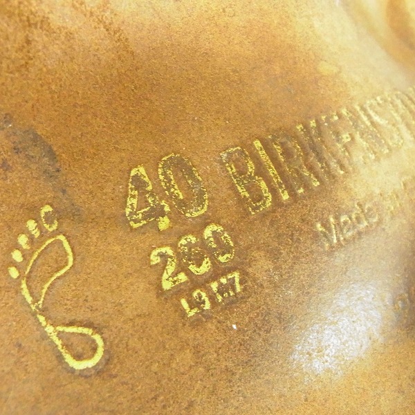 実際に弊社で買取させて頂いたBIRKENSTOCK/ビルケンシュトック サンダル/40の画像 5枚目