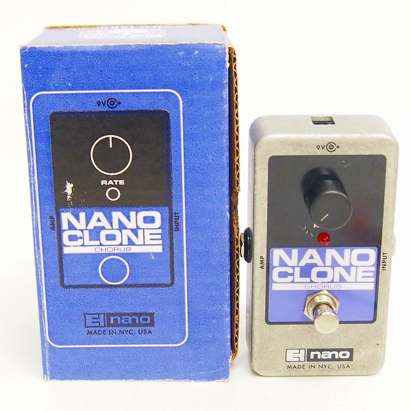 実際に弊社で買取させて頂いた【動作確認済み/書類あり】Electro Harmonix/エレクトロハーモニクス Nano Clone/ナノクローン エフェクター 正規品