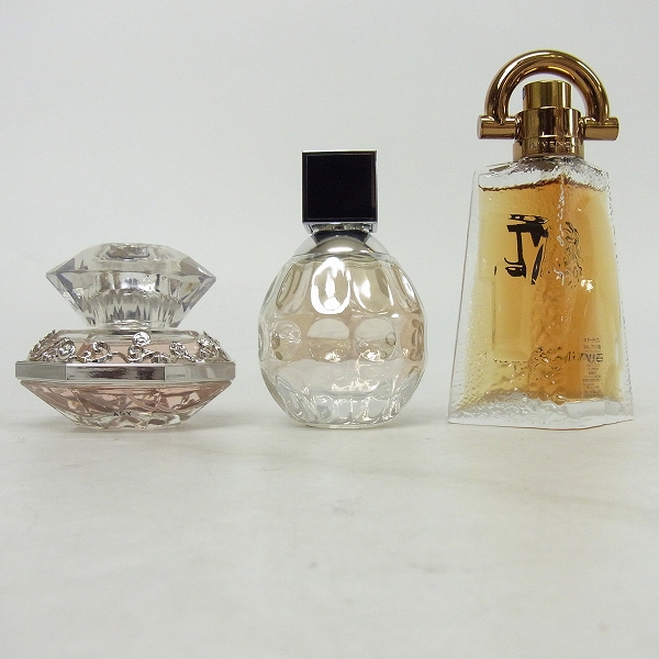 実際に弊社で買取させて頂いたジミーチュウ EDT 40ml/ジル バイ ジルスチュアート EDT 30ml/ジバンシィ π パイ EDT 30ml 3点セットの画像 2枚目