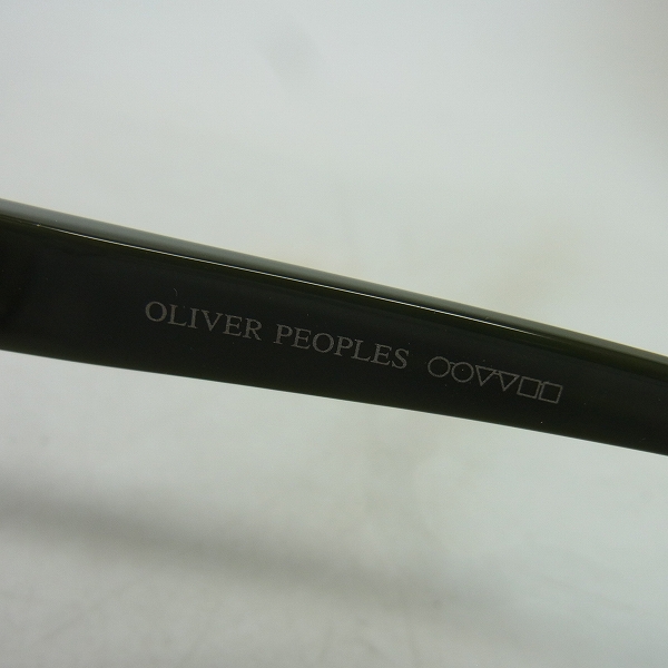 実際に弊社で買取させて頂いたOLIVER PEOPLES/オリーバーピープルズ DAPPER/スクエアシェイプ メガネフレームの画像 5枚目