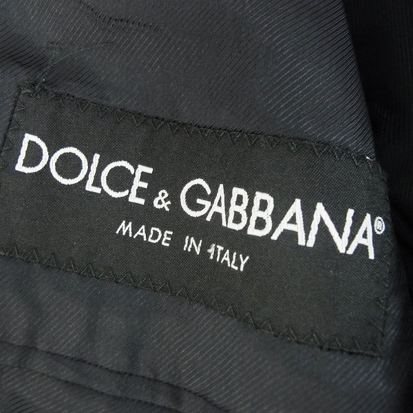 実際に弊社で買取させて頂いたDolce&Gabbana/ドルチェ&ガッバーナ ストライプスーツセットアップ テーラードジャケット/50の画像 2枚目