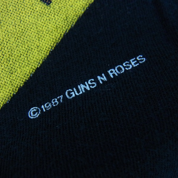 実際に弊社で買取させて頂いたGuns n’ Roses/ガンズアンドローゼス バンドTシャツ 2点セットの画像 6枚目