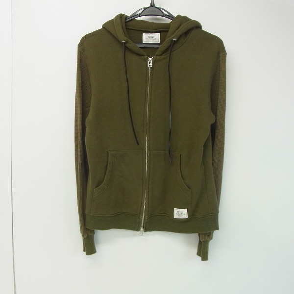 実際に弊社で買取させて頂いたCRIMIE/クライミー サーマル切替 ジップアップパーカー/カーキ系/S