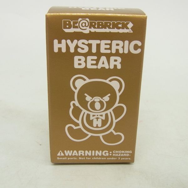 実際に弊社で買取させて頂いた【未開封】BE@RBRICK/ベアブリック HYSTERIC GLAMOUR/ヒステリックグラマー 金/ゴールド 100%