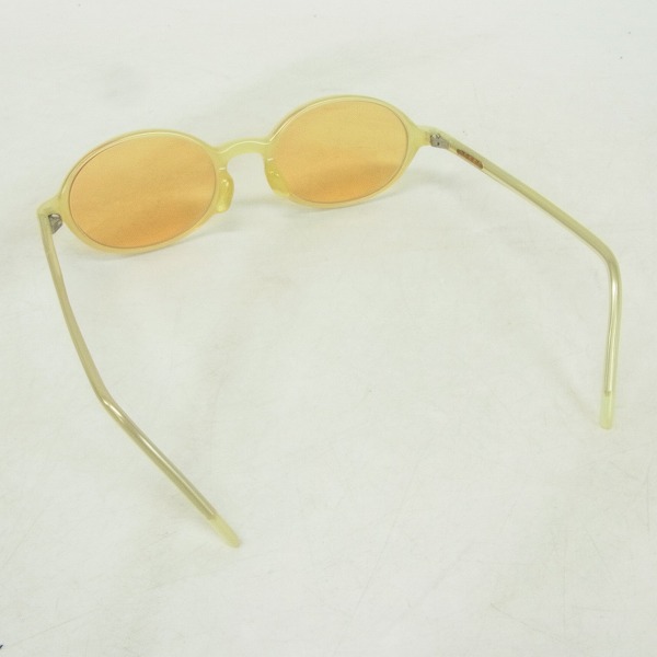 実際に弊社で買取させて頂いた白山眼鏡店/ハクサンガンキョウテン フルリム メガネフレーム イエローの画像 1枚目