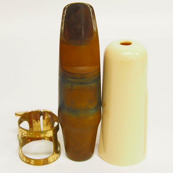 実際に弊社で買取させて頂いたSELMER/セルマー テナーサックス用マウスピース S80 C☆ 詳細不明リガチャー/プラキャップ付き