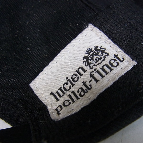 実際に弊社で買取させて頂いたlucien pellat-finet/ルシアンペラフィネ スカル刺繍キャップ/帽子の画像 5枚目
