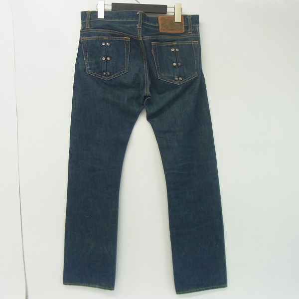 実際に弊社で買取させて頂いたCelt&Cobra/ケルト&コブラ J4 ボタンフライデニムパンツ W30L34の画像 1枚目