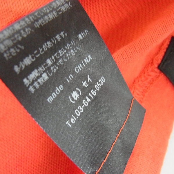 実際に弊社で買取させて頂いた【未使用】drestrip/ドレストリップ × オーバーザストライプス プリントTシャツ レッド Mの画像 4枚目