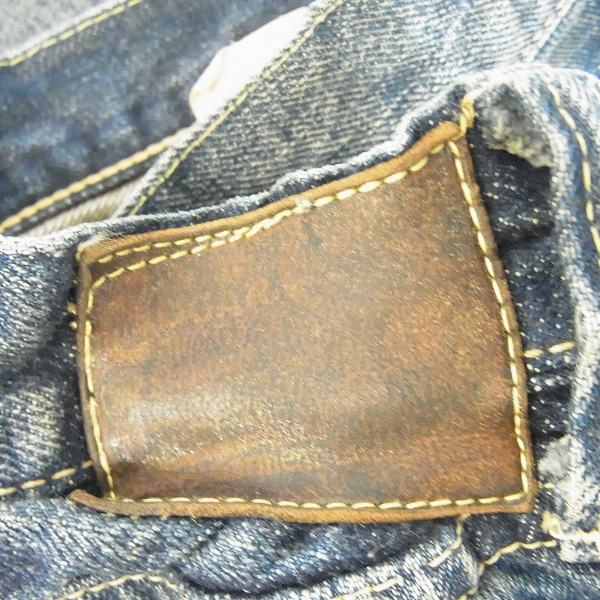 実際に弊社で買取させて頂いたSUGAR CANE/シュガーケーン マシーンウォッシュ デニムパンツ/ジーンズ ｗ34の画像 2枚目