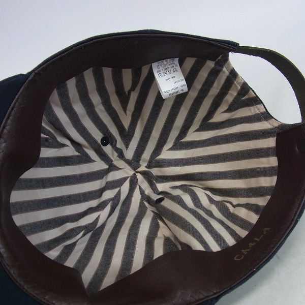 実際に弊社で買取させて頂いたCA4LA/カシラ EVERY DAY IS A NEW DAY キャップ ネイビーの画像 4枚目